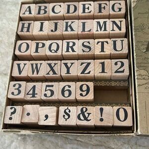 Alphabet Stamp Kit NEW